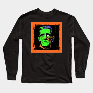 Frankenstein's Monster Vivid Halloween Colors Long Sleeve T-Shirt